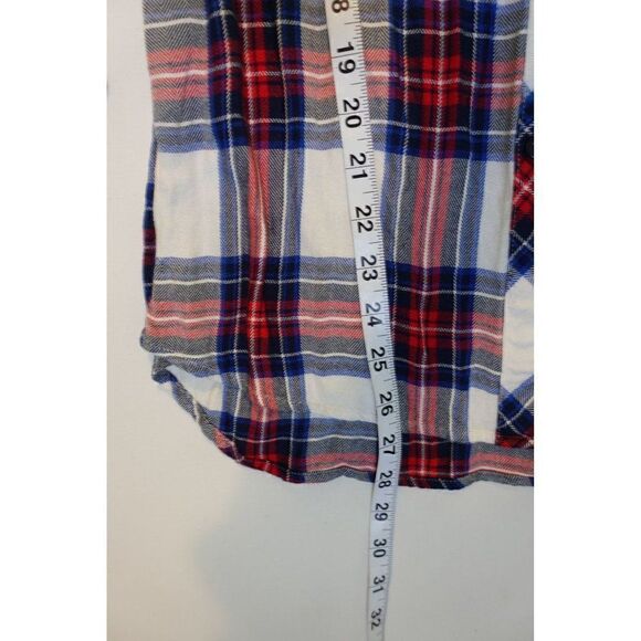 Rails Hunter Red White & Blue Plaid Shirt - Picture 7 of 7